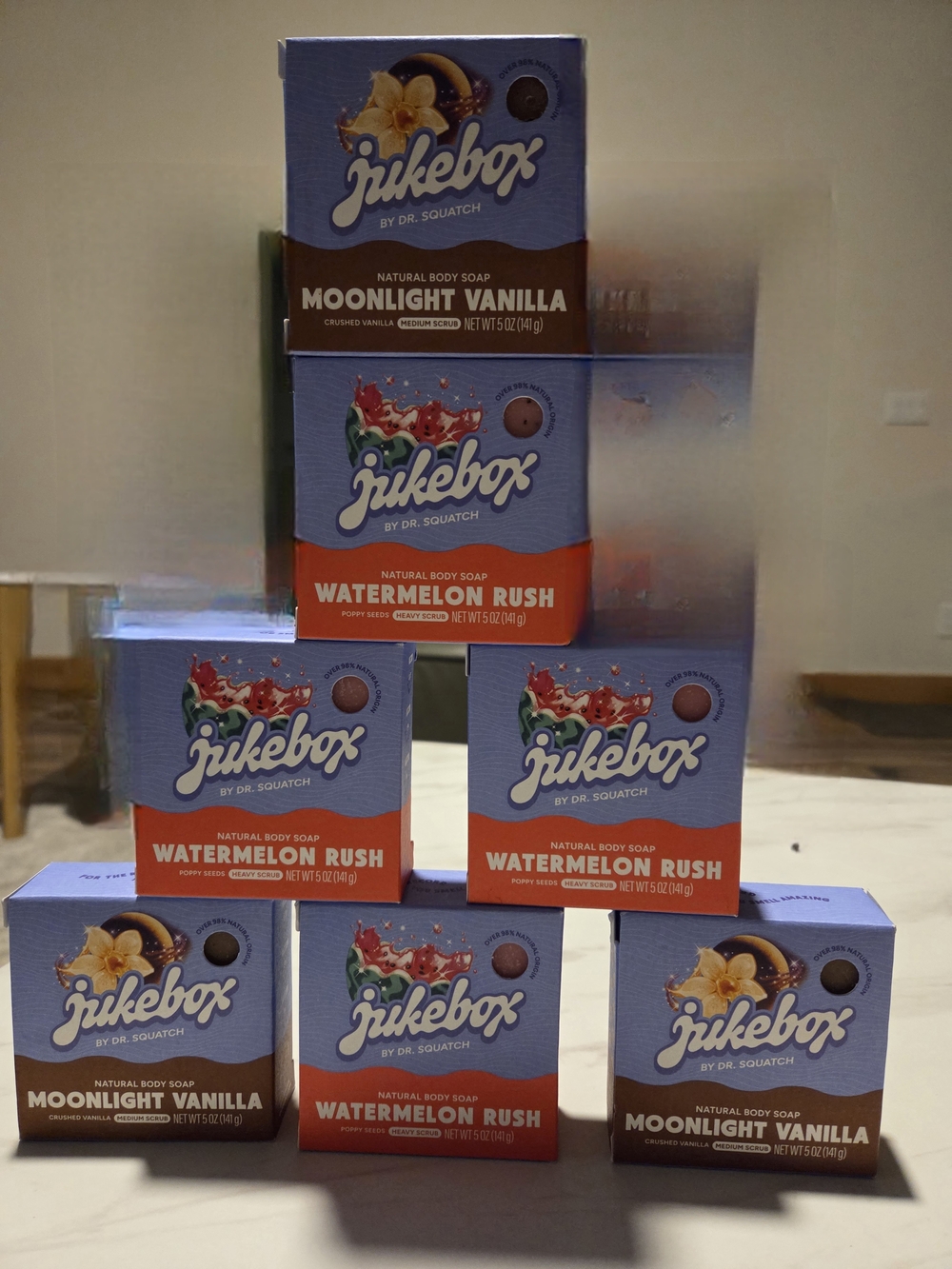 Jukebox By Dr. Squatch Body Soap - Watermelon Rush & Moonlight Vanilla